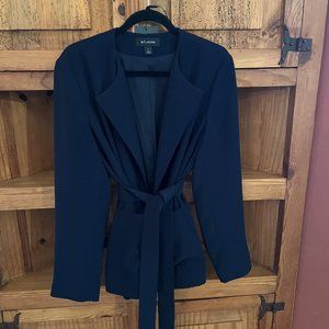St. Johns Navy Tie Blazer Navy Size L NWT